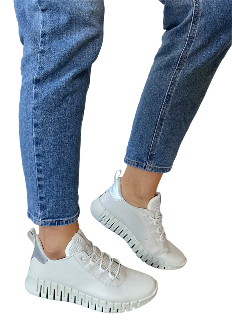 Load image into Gallery viewer, ecco grey shoes
