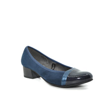 Load image into Gallery viewer, jana navy court shoes