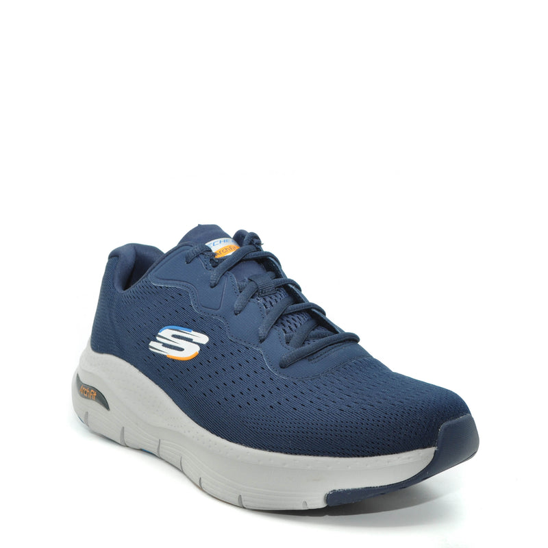 Load image into Gallery viewer, skechers navy trainers
