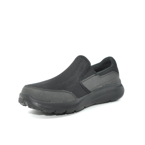 Skechers black slip on shoes