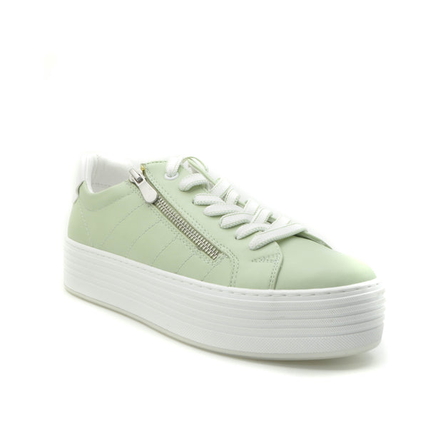 marco tozzi green trainers