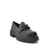 marco tozzi black chunky loafers