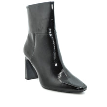 Load image into Gallery viewer, Tamaris black patent heeled boots