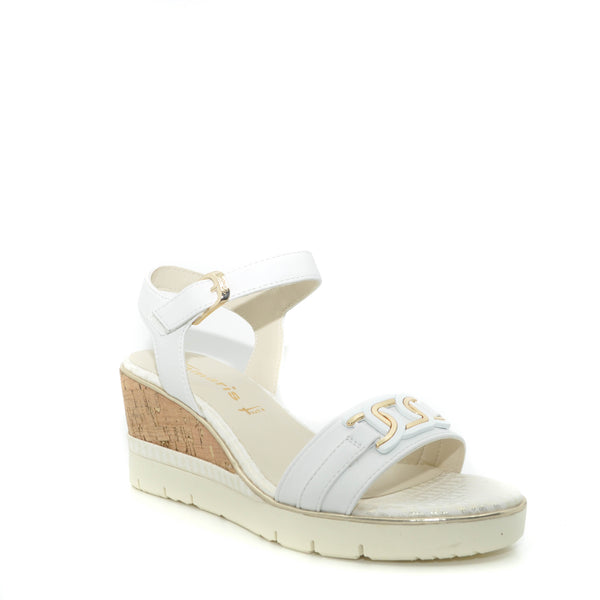 tamaris white sandals