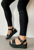 tamaris black comfortable sandals
