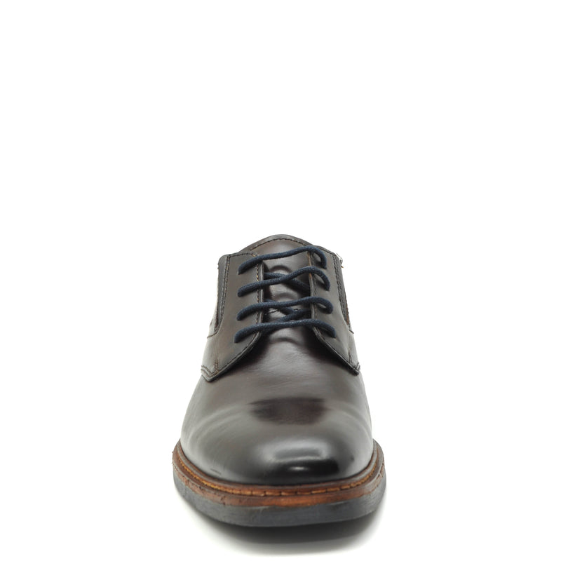 Load image into Gallery viewer, bugatti dark brown formal shoes
