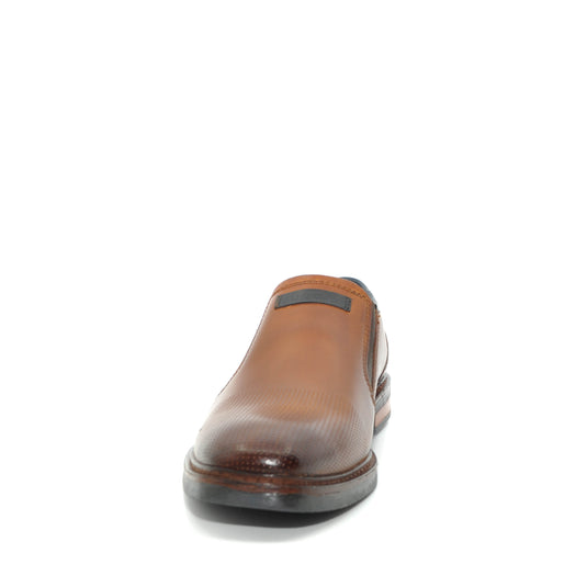 Bugatti tan slip on shoes