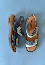 Load image into Gallery viewer, josef seibel navy casual sandal