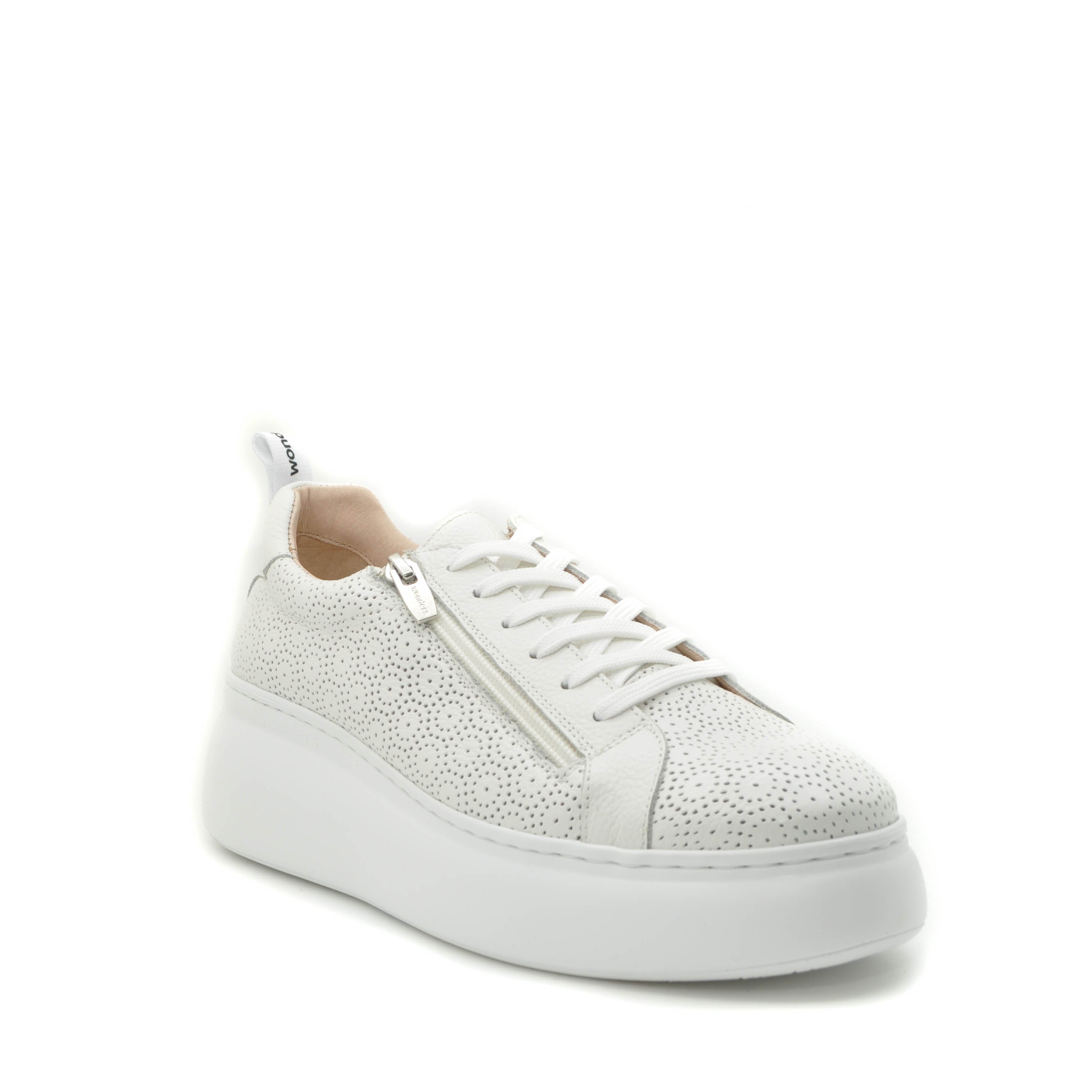wonders white casual shoes