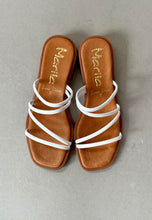 Load image into Gallery viewer, marila white strappy sandals