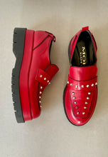 Load image into Gallery viewer, marco red studded shoes