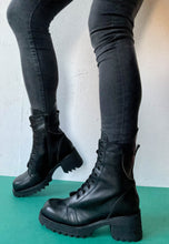Load image into Gallery viewer, Marco Moreo black combat boots