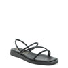 marila black flat sandals