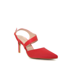 Load image into Gallery viewer, red low heel shoes