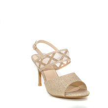 Load image into Gallery viewer, sorento gold sling back heels