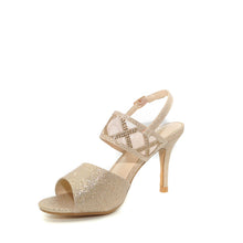 Load image into Gallery viewer, sorento gold high heel sandals