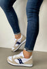 saucony white casual trainers