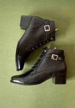 Load image into Gallery viewer, regarde le ciel black lace up boots