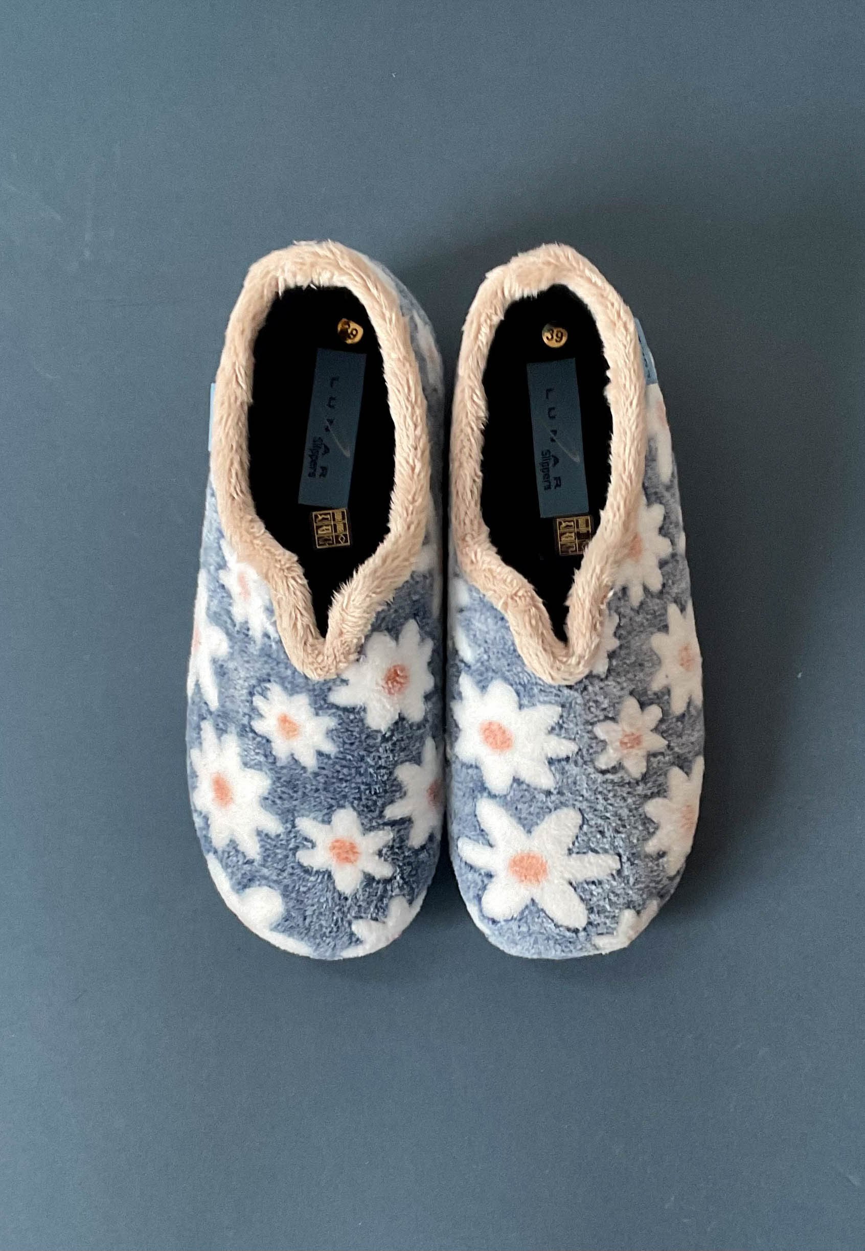 lunar fluffy slippers