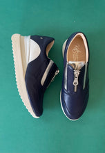 Load image into Gallery viewer, kate appleby navy wedge shoes
