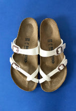 Load image into Gallery viewer, white womens birkenstock
