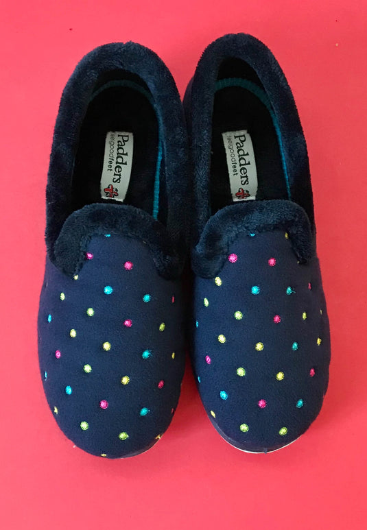 slipper navy