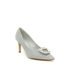 Load image into Gallery viewer, sorento silver low heels