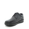G comfort black leather shoes for men