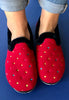  ladies slippers red