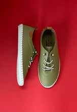 Load image into Gallery viewer, lunar green flat shoe