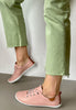 lunar pink flat shoe