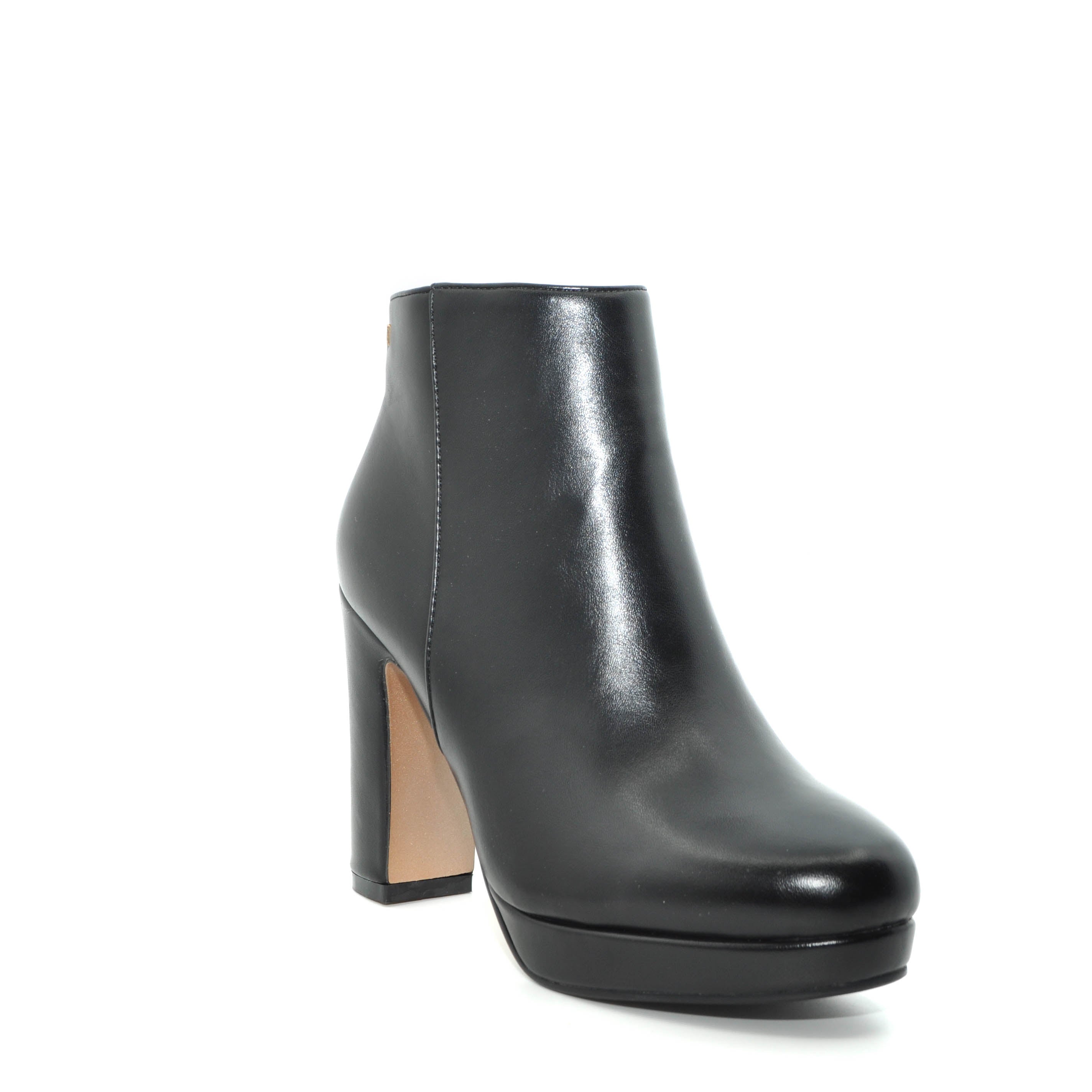 Una healy black square heel boots