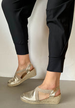 Load image into Gallery viewer, toni pons gold espadrille sandals