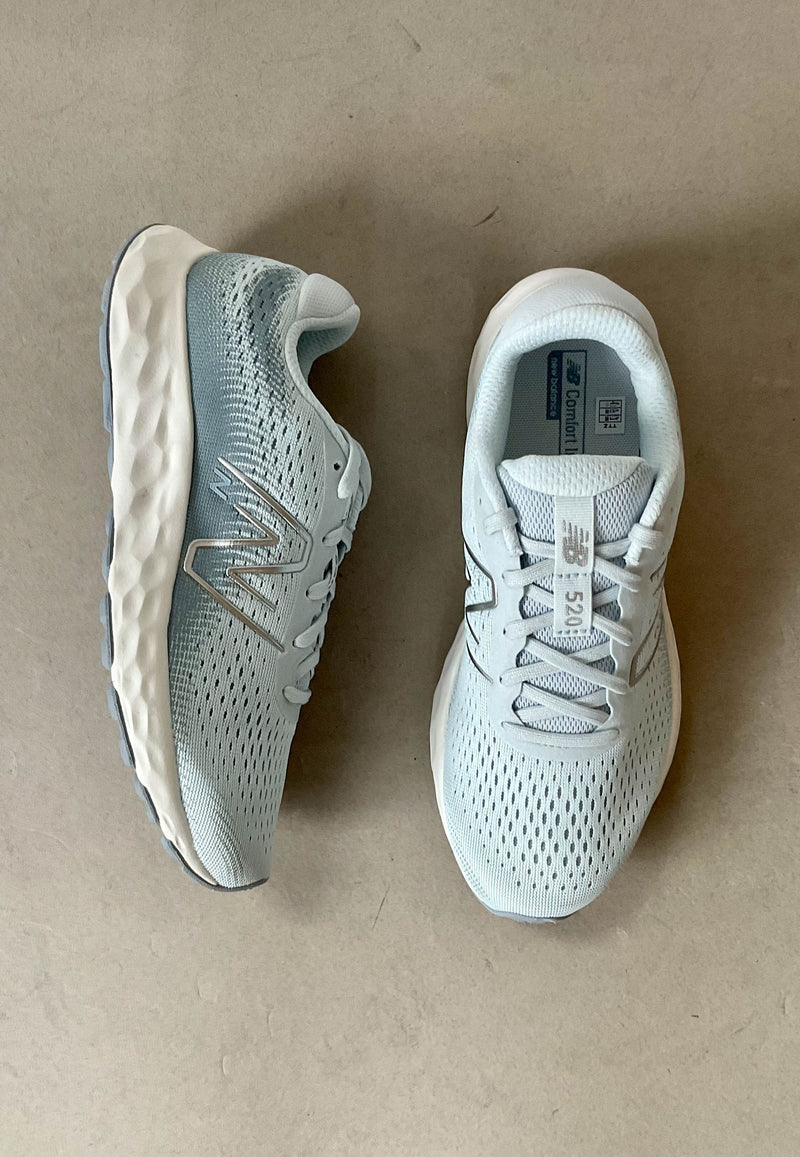 Load image into Gallery viewer, blue new balance running shoes
