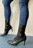 Una healy black heeled boots